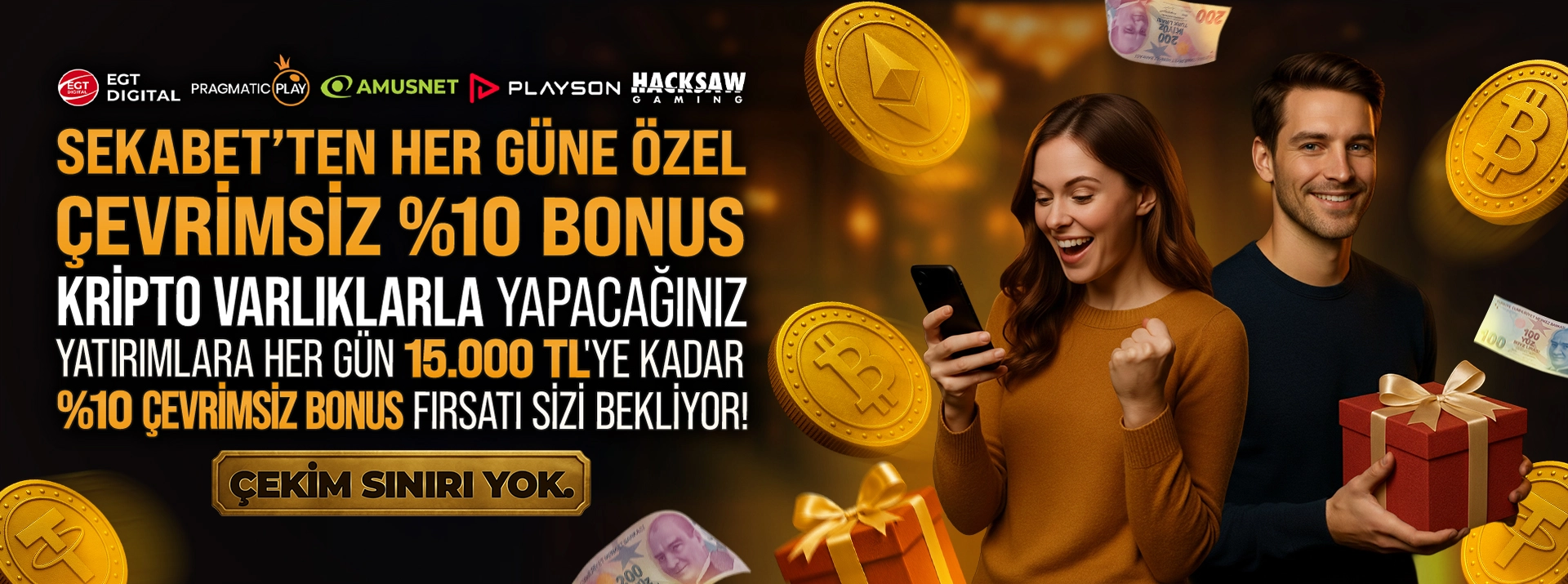 % 10 kripto bonusu
